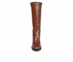 Coupon 🎉 Women's Journee Collection Morgaan Wide Calf Knee High 🥾 Boots Brown 😉 10 Coupon 🎉 Women's Journee Collection Morgaan Wide Calf Knee High 🥾 Boots Brown 😉 -London Fog Sales 4 196