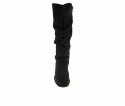 Best Sale 🔔 Women's XOXO Mycah- B Knee High 🥾 Boots Black 💯 -London Fog Sales 4 206
