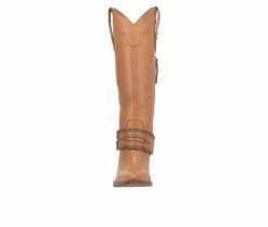 Coupon 🧨 Women's Dingo Boot Masquerade Western 🥾 Boots Camel 🔔 -London Fog Sales 4 217