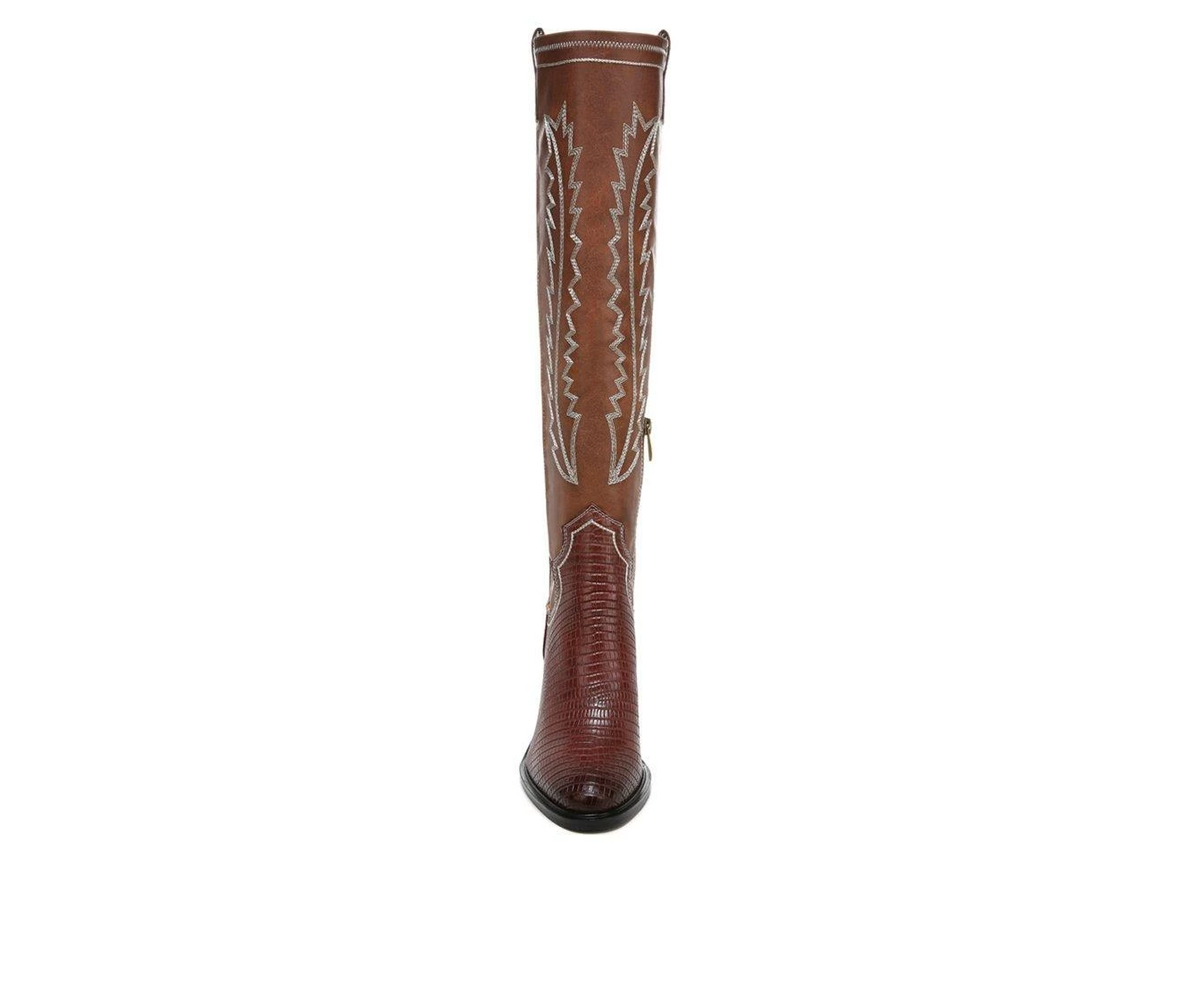 Deals ๐ฏ Women's Franco Sarto Glenice Knee High Heeled Western ๐ฅพ Boots Brown ๐ 5 Deals ๐ฏ Women's Franco Sarto Glenice Knee High Heeled Western ๐ฅพ Boots Brown ๐ - Image 5