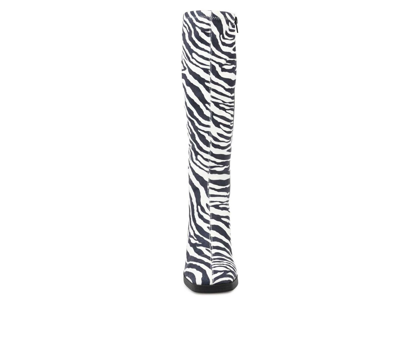 Best Sale ๐ Women's Journee Collection Aureila Wide Calf Knee High ๐ฅพ Boots Zebra ๐ 5 Best Sale ๐ Women's Journee Collection Aureila Wide Calf Knee High ๐ฅพ Boots Zebra ๐ - Image 5