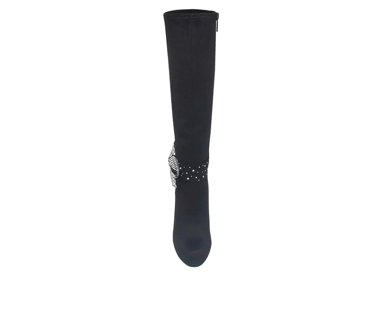 New 😍 Women's Impo Ovidia Bling Knee High Heeled 🥾 Boots Black/Smoke 🥰 5 New 😍 Women's Impo Ovidia Bling Knee High Heeled 🥾 Boots Black/Smoke 🥰 - Image 5