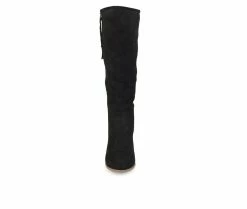Hot Sale 💯 Women's Journee Collection Sanora Knee High 🥾 Boots Black 😀 -London Fog Sales 4 369
