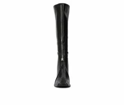 Outlet 🌟 Women's Torgeis Shylah Knee High 🥾 Boots Black 🎉 10 Outlet 🌟 Women's Torgeis Shylah Knee High 🥾 Boots Black 🎉 -London Fog Sales 4 394