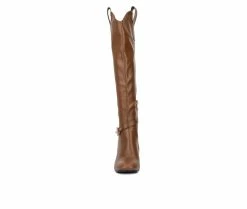 Wholesale 😉 Women's Torgeis Elenora Knee High Heeled 🥾 Boots Cognac 🔔 10 Wholesale 😉 Women's Torgeis Elenora Knee High Heeled 🥾 Boots Cognac 🔔 -London Fog Sales 4 397