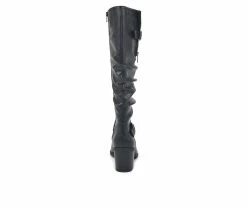 Cheap 💯 Women's White Mountain Desirable Knee High 🥾 Boots Black 🔥 -London Fog Sales 4 40
