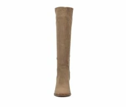 Cheapest ⭐ Women's Torgeis Treasure Knee High Heeled 🥾 Boots Camel 🥰 -London Fog Sales 4 400