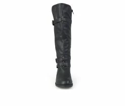 Outlet 😍 Women's Journee Collection Bite Wide Calf Knee High 🥾 Boots Black 👏 10 Outlet 😍 Women's Journee Collection Bite Wide Calf Knee High 🥾 Boots Black 👏 -London Fog Sales 4 44