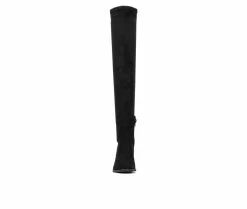 New 🎁 Women's New York And Company Rana Over The Knee 🥾 Boots Black ✨ -London Fog Sales 4 445