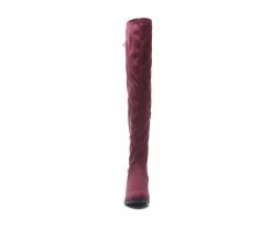 Promo ๐ Women's London Rag Nople Over The Knee ๐ฅพ Boots Dark Red ๐ 10 Promo ๐ Women's London Rag Nople Over The Knee ๐ฅพ Boots Dark Red ๐ -London Fog Sales 4 493