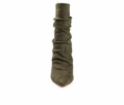 Wholesale ๐ฅฐ Women's Journee Collection Markie Stiletto Booties Olive ๐ 10 Wholesale ๐ฅฐ Women's Journee Collection Markie Stiletto Booties Olive ๐ -London Fog Sales 4 499