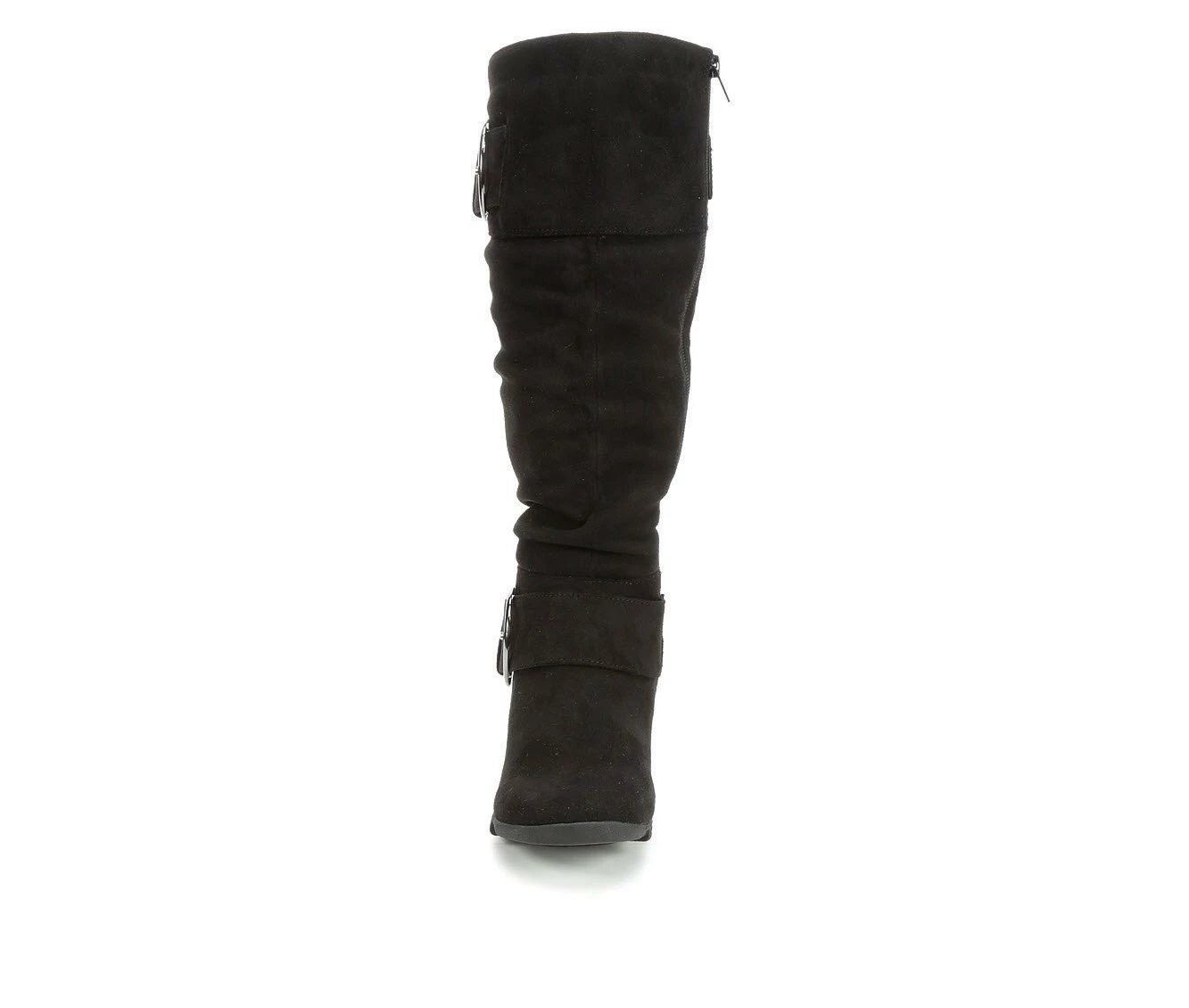 Wholesale 🧨 Women's Unr8ed Skippy Ruched Knee High 🥾 Boots Black 🔥 5 Wholesale 🧨 Women's Unr8ed Skippy Ruched Knee High 🥾 Boots Black 🔥 - Image 5