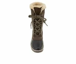 Budget 😀 Women's JBU By Jambu Siberia Water Resistant Mid Calf Winter 🥾 Boots Brown 🤩 10 Budget 😀 Women's JBU By Jambu Siberia Water Resistant Mid Calf Winter 🥾 Boots Brown 🤩 -London Fog Sales 4 544