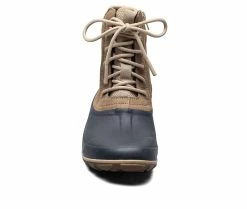 Cheapest 😀 Women's Bogs Footwear Classic Casual Tall Lace Leather Rain 🥾 Boots Taupe Multi 🔔 -London Fog Sales 4 547