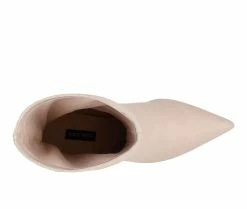 Discount 🎉 Women's Nine West Mycki Mid 🥾 Boots Cream Leather ✔️ -London Fog Sales 4 577