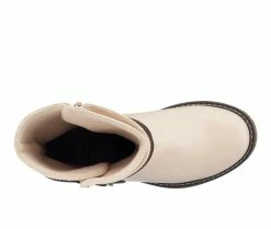 Budget 😍 Women's GC 👟 Shoes Brandy Moto 🥾 Boots Beige ⌛ -London Fog Sales 4 589