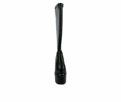 Wholesale 🧨 Women's London Rag Coraline Heeled Mid Calf 🥾 Boots Black ⭐ 10 Wholesale 🧨 Women's London Rag Coraline Heeled Mid Calf 🥾 Boots Black ⭐ -London Fog Sales 4 626