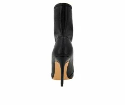 Wholesale ❤️ Women's XOXO Nigel Mid Calf Stiletto Booties Black 🌟 10 Wholesale ❤️ Women's XOXO Nigel Mid Calf Stiletto Booties Black 🌟 -London Fog Sales 4 639