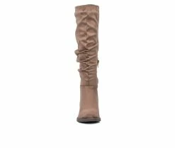 Cheapest 🔥 Women's Olivia Miller Oaklynn Knee High 🥾 Boots Natural 😀 -London Fog Sales 4 76