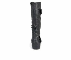 Cheap 👏 Women's Journee Collection Paris Extra Wide Calf Knee High 🥾 Boots Black 😍 11 Cheap 👏 Women's Journee Collection Paris Extra Wide Calf Knee High 🥾 Boots Black 😍 -London Fog Sales 5 105
