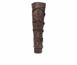 Best reviews of 👏 Women's Journee Collection Carly Wide Calf Knee High 🥾 Boots Brown ⭐ -London Fog Sales 5 121