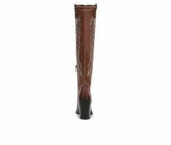 Deals ๐ฏ Women's Franco Sarto Glenice Knee High Heeled Western ๐ฅพ Boots Brown ๐ 11 Deals ๐ฏ Women's Franco Sarto Glenice Knee High Heeled Western ๐ฅพ Boots Brown ๐ -London Fog Sales 5 213