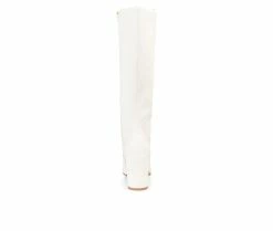 Best deal ❤️ Women's Journee Collection Tavia Extra Wide Calf Knee High 🥾 Boots White 🎁 -London Fog Sales 5 236
