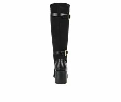 Best deal ✔️ Women's Journee Collection Gaibree Extra Wide Calf Knee High 🥾 Boots Black 🤩 -London Fog Sales 5 246
