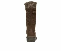 Hot Sale 🤩 Women's LifeStride Kaden Knee High 🥾 Boots Brown 🌟 -London Fog Sales 5 277