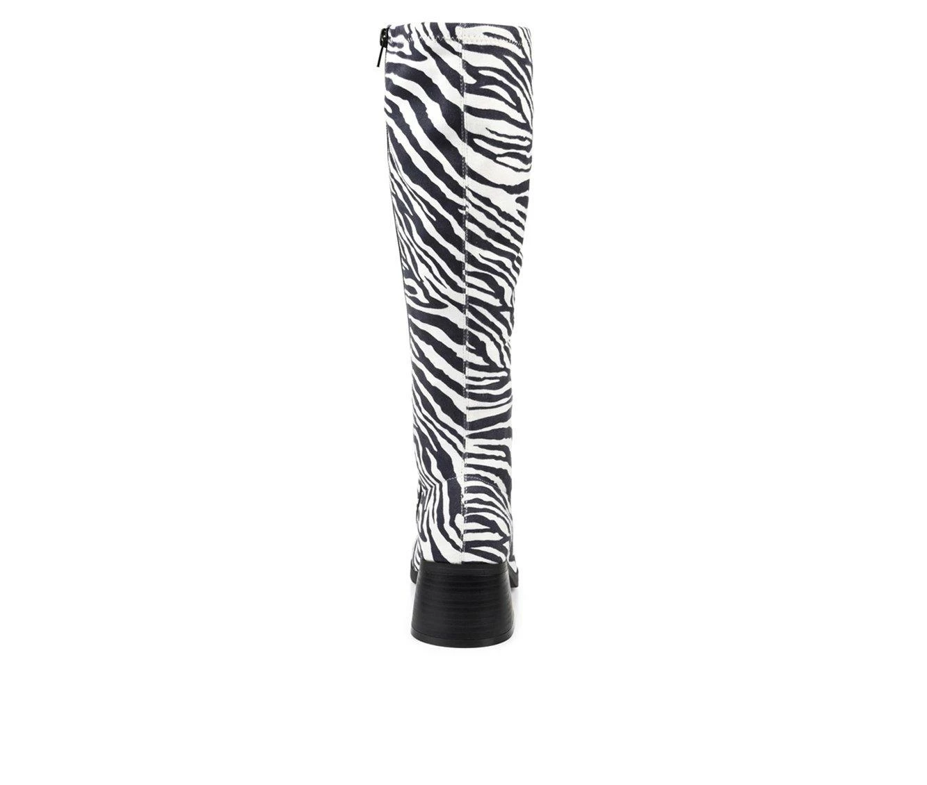 Best Sale ๐ Women's Journee Collection Aureila Wide Calf Knee High ๐ฅพ Boots Zebra ๐ 6 Best Sale ๐ Women's Journee Collection Aureila Wide Calf Knee High ๐ฅพ Boots Zebra ๐ - Image 6