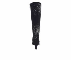 Cheapest 🎁 Women's Impo Namora Starburst Knee High 🥾 Boots Black 💯 -London Fog Sales 5 304