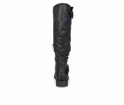 Brand new 👍 Women's Journee Collection Stormy Extra Wide Calf Knee High 🥾 Boots Black 💯 -London Fog Sales 5 351