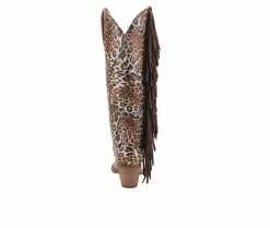 Best Pirce 🧨 Women's Dingo Boot Cheetah Cowgirl Western 🥾 Boots Brown ✨ 11 Best Pirce 🧨 Women's Dingo Boot Cheetah Cowgirl Western 🥾 Boots Brown ✨ -London Fog Sales 5 373