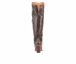 Discount 😉 Women's Dan Post Kommotion Over The Knee Western 🥾 Boots Chocolate 🎁 11 Discount 😉 Women's Dan Post Kommotion Over The Knee Western 🥾 Boots Chocolate 🎁 -London Fog Sales 5 439