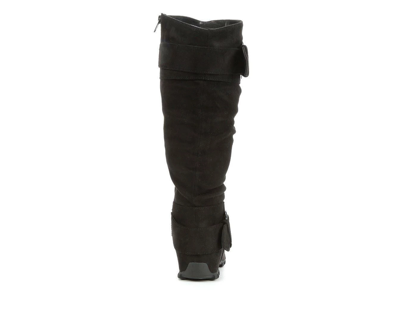 Wholesale 🧨 Women's Unr8ed Skippy Ruched Knee High 🥾 Boots Black 🔥 6 Wholesale 🧨 Women's Unr8ed Skippy Ruched Knee High 🥾 Boots Black 🔥 - Image 6