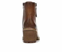Hot Sale 😀 Women's Zodiac Gaige Heeled Combat Booties Cognac 😉 -London Fog Sales 5 545