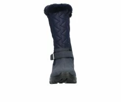 Deals 🛒 Women's Easy Street Boulder Winter 🥾 Boots Navy Suede ✨ -London Fog Sales 5 566