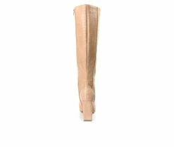 Buy 🤩 Women's Journee Collection Elisabeth Extra Wide Calf Knee High 🥾 Boots Nude ✨ -London Fog Sales 5 62